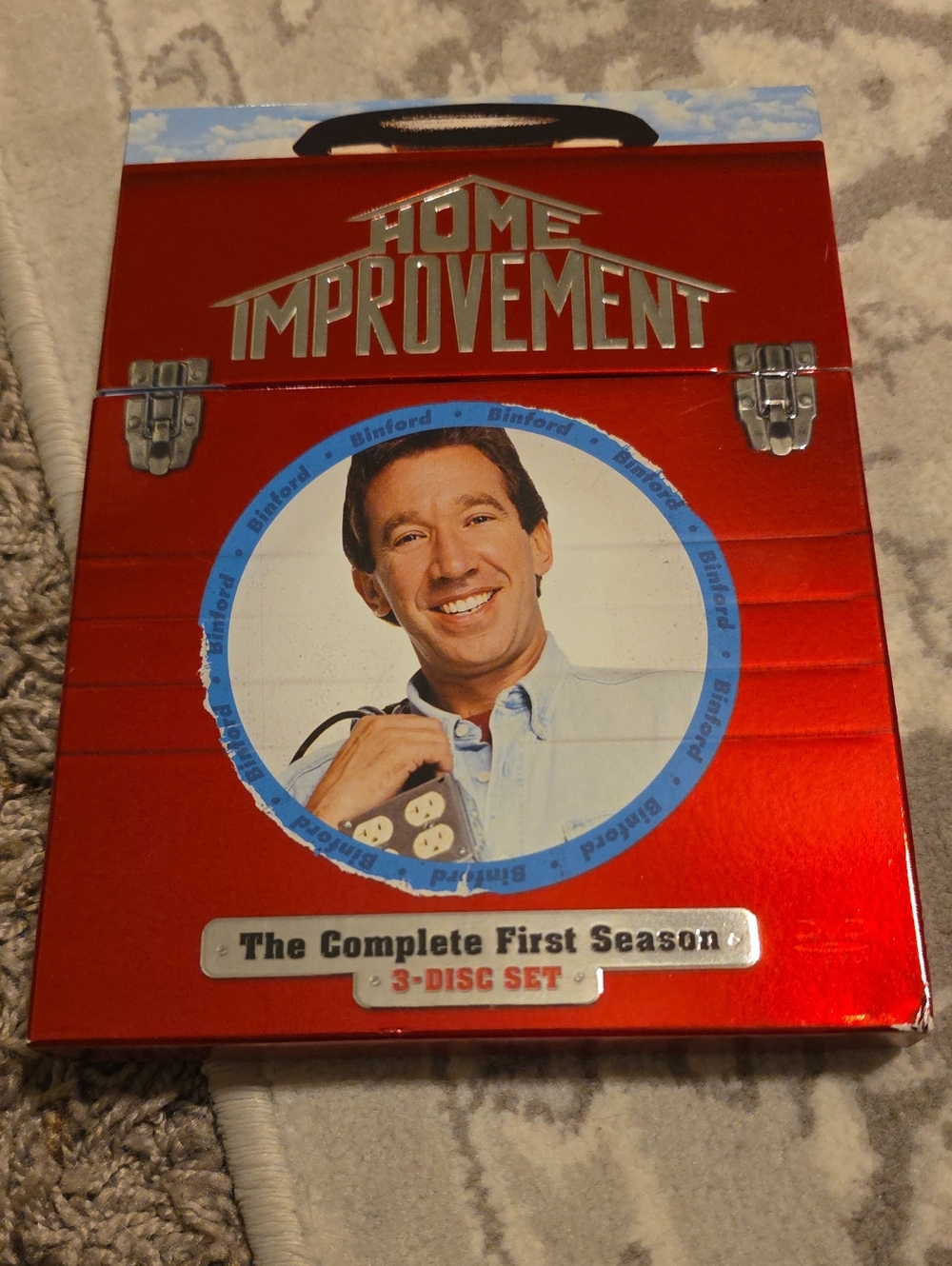 Disney Home Improvement DVD Set Red with Blue Accents